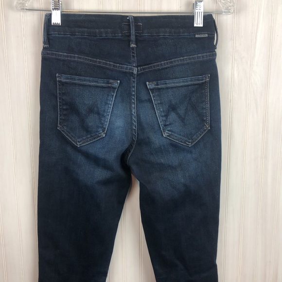 MOTHER HIGH RISE LOOKER ANKLE FRAY - Picture 4 of 9